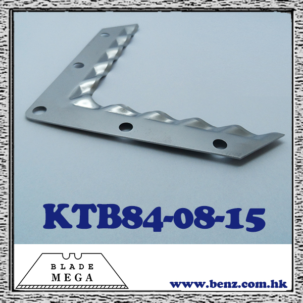 Stainless steel V-shaped blade wavy blade